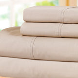 300 Thread Count 100% Cotton Sheet Set Percale Solid Deep Pocket - Sheet Set by Superior Brand
