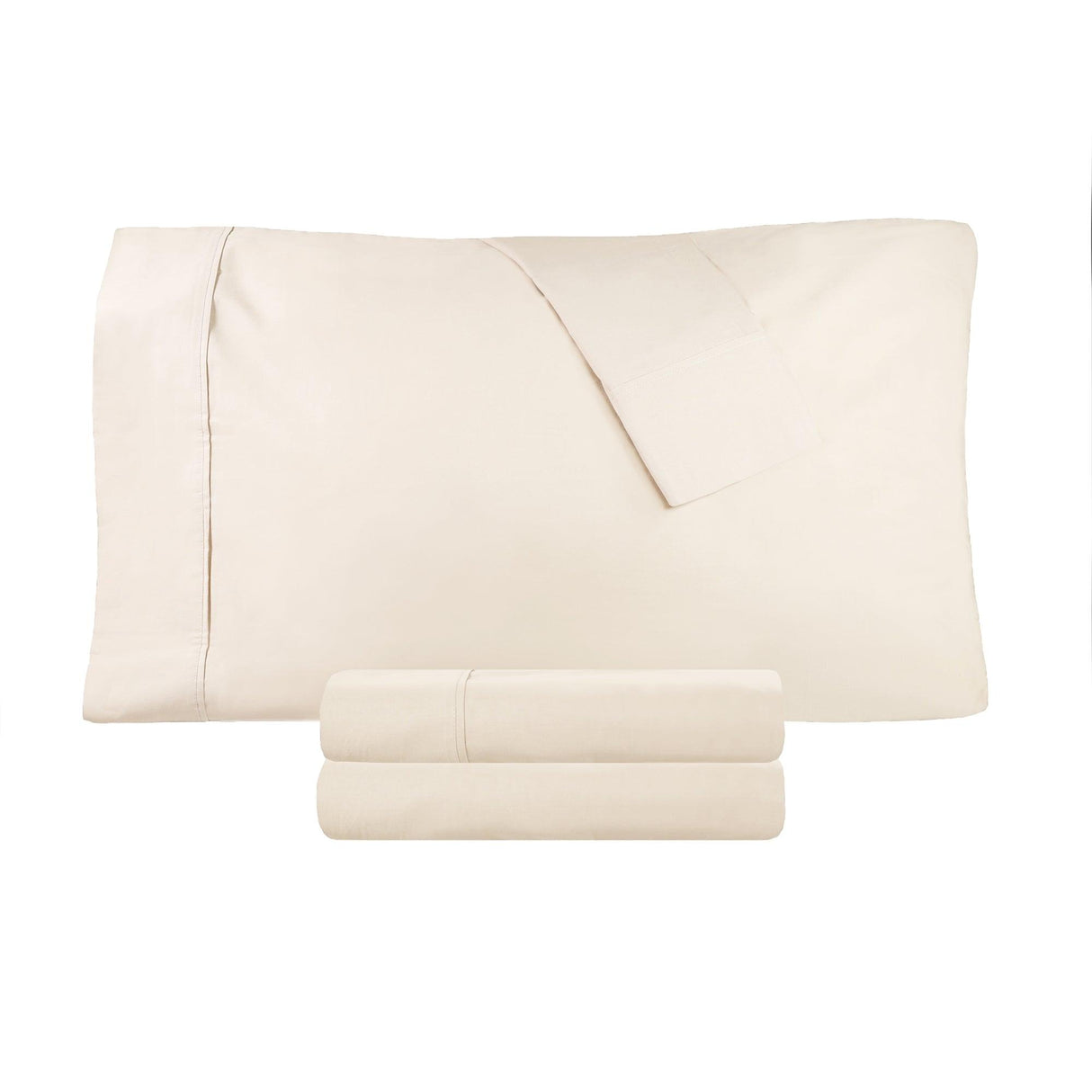 300 Thread Count 100% Cotton Sheet Set Percale Solid Deep Pocket - Sheet Set by Superior Brand