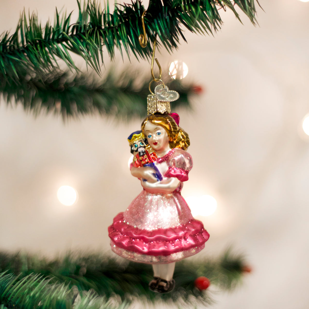 Clara Glass Christmas Ornament by Old World Christmas