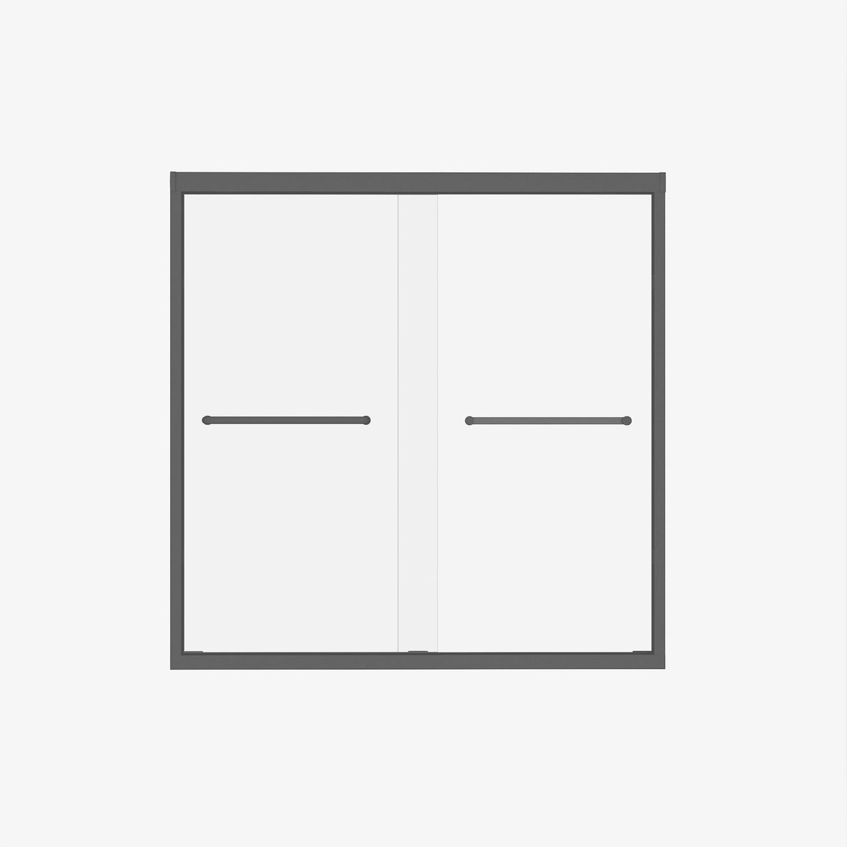 Double Sliding Shower Door With Explosion Proof Film