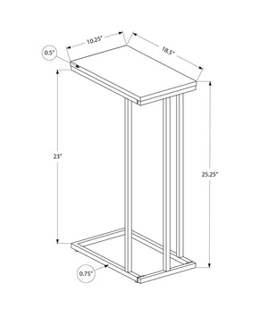 Accent Table Versatile Use, C - Shaped, Contemporary & Modern