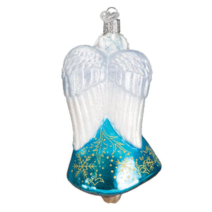 Glistening Snowflake Angel Christmas Ornament
