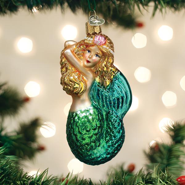 Seashell Mermaid Ornament by Old World Christmas