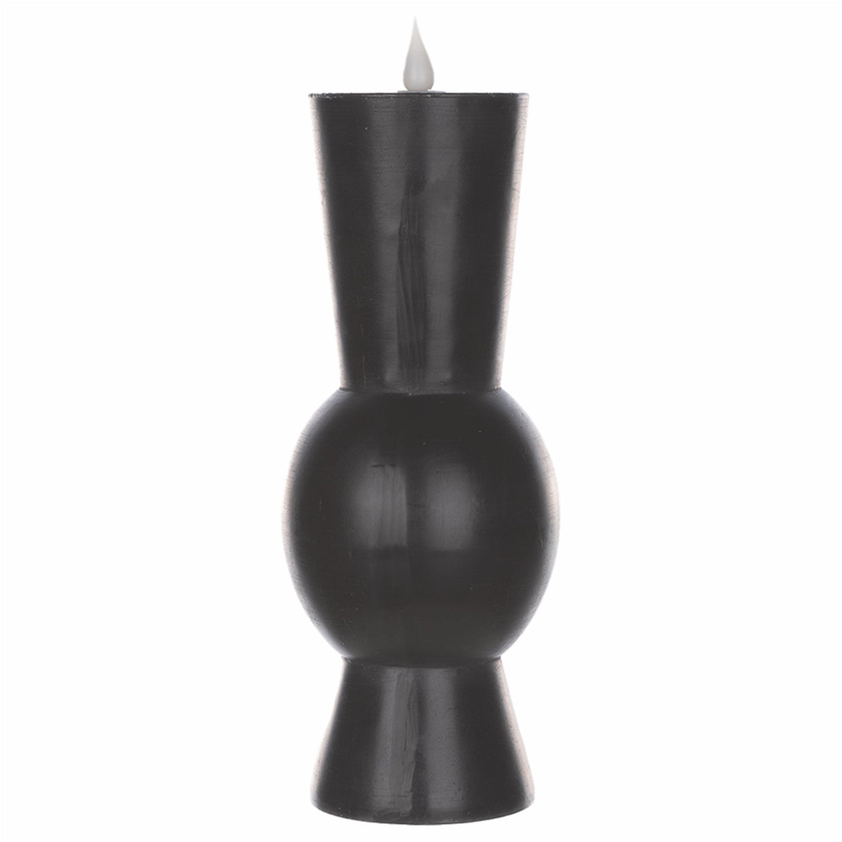 10.25" Black Simplux Designer LED Candle with remote (Set of 2) - Tuesday Morning - Candles