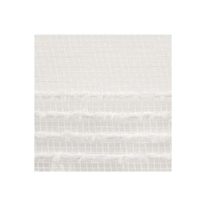 10.25" Drift Border Mesh Ribbon: White (10 Yards)