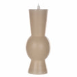 10.25" Grey Simplux Designer LED Candle with remote (Set of 2) - Tuesday Morning - Candles