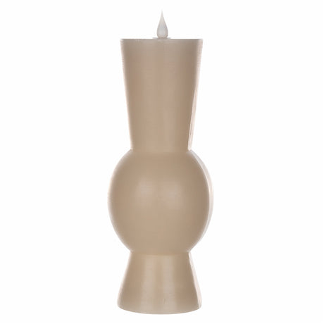 10.25" Grey Simplux Designer LED Candle with remote (Set of 2) - Tuesday Morning - Candles