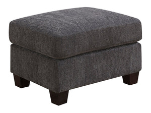 Ottoman - Gray - Wood