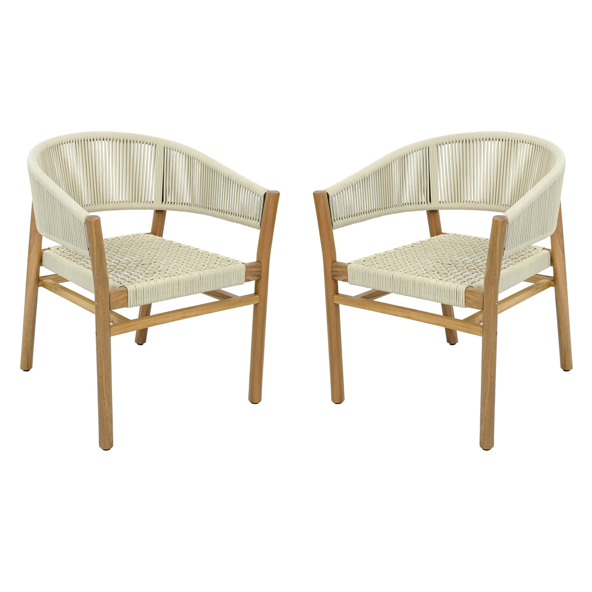 Outdoor Accent Chair Set - 2 Person Seating Group