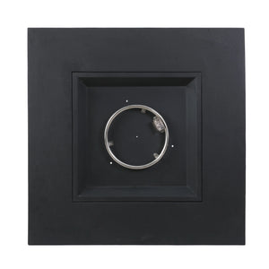 Outdoor 50000 BTU Propane Fire Pit, Dark Grey, with Tank Holder