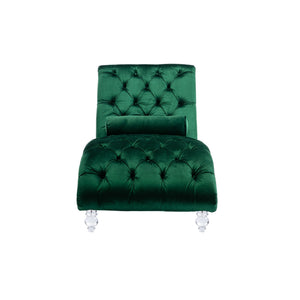 Chaise Lounge Indoor, Button Tufted Upholstered Chaise Lounge Chair With Pillow