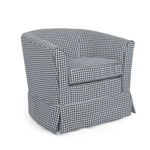 Zeniqua Upholstered Swivel Chair With Loose Cover