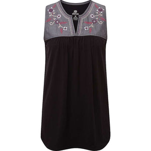 Sherpa Women's Shaanti Embroidered Top - Black XXL