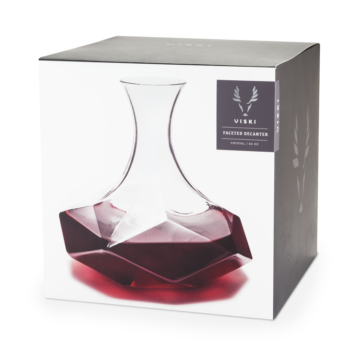 Seneca Crystal Faceted Wine Decanter Viski®