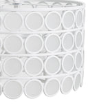 4-Light Glass Drum Shade Chandelier