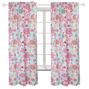 Mariah Pink Floral Dot Reversible Quilt Bedding Set