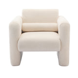 Marlowe Modern Sherpa Upholstered Comfy Reading Accent Chair