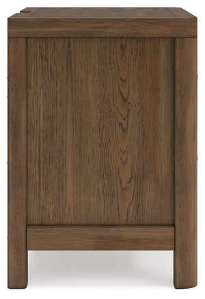 Cabalynn - Two Drawer Night Stand - Light Brown