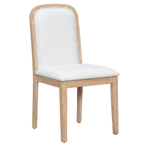 TREXM Vintage Style Dining Chair Set with 4 Upholstered Chairs