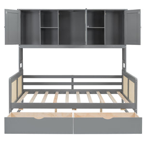 Daybed And All In One Cabinet And Shelf