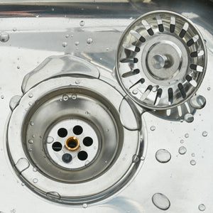 K&K 55.5" Outdoor Kitchen Island with Sink