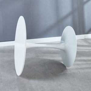 Mid-Century Tulip Table With Round Top, Pedestal Base