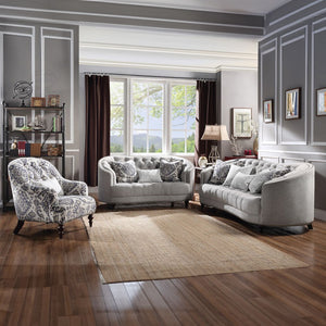 Saira - Chair With Pillow - Pattern Fabric