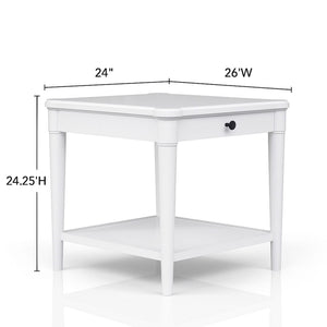 End Table With Storage Drawer