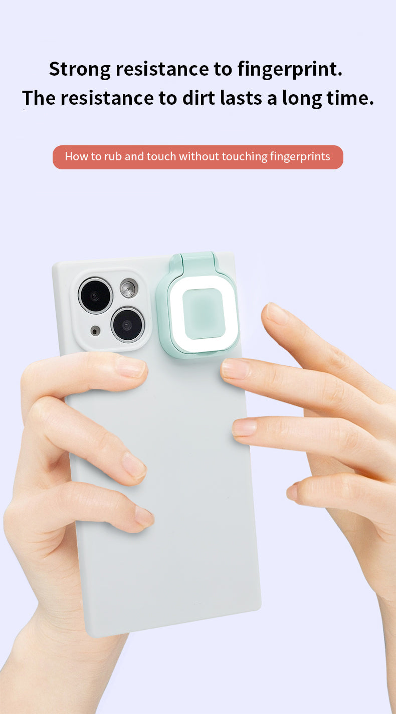 Ring Selfie Flip Light iPhone Case - 3 Colors
