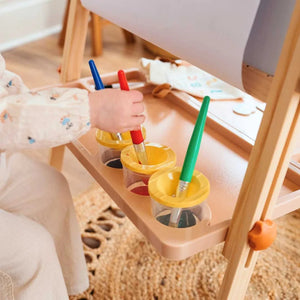 Tiny Land® Caramel Magnitales Easel for Kids