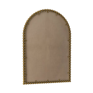 Vintage Iron Arch Wall Mirror in Gold