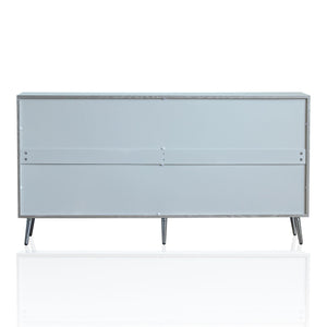 Modern Lacquered 4 Door Wooden Cabinet Sideboard Buffet Server Cabinet Storage Cabinet, For Living Room, Entryway, Hallway, Office, Kitchen And Dining Room