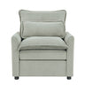 Modern Single Seat Accent Chair With Side Storage Pockets