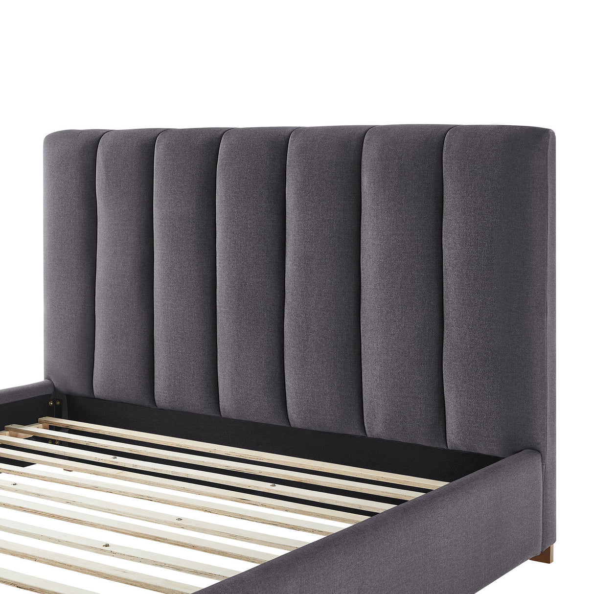 The Upholstered Wingback Bed – A Refined Union of Contemporary Comfort and Architectural Elegance