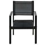 6-Person Modern Steel Outdoor Dining Set