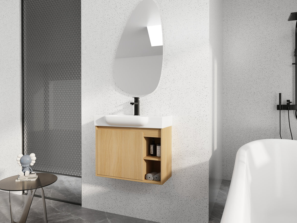 28'' Wall-Mounted Bathroom Vanity