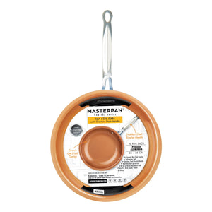 MASTERPAN Ceramic Nonstick Copper Color Frypan & Skillet, 10"