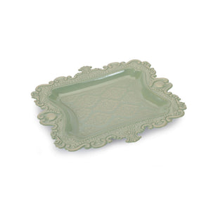 Ornate Embossed Decorative Tray (Set of 3)