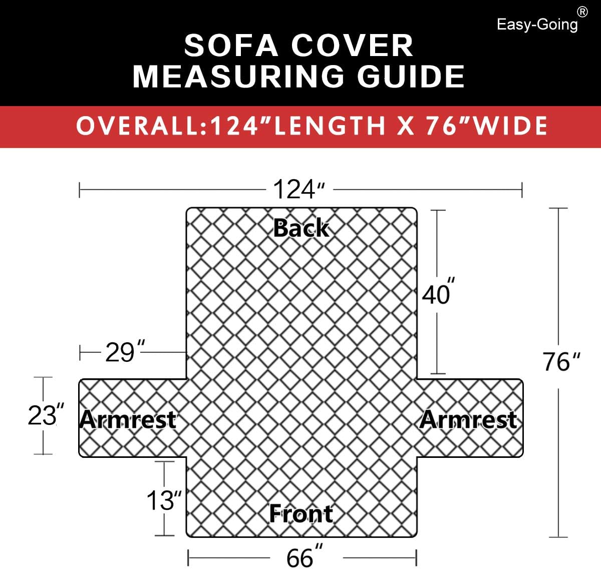 Water Resistant Reversible Couch Cover