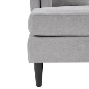 Chaise Lounge Sofa Bed With Dual Layer Armrests For Living Room