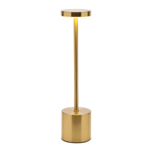 Modern Dimmable LED Touch Table Lamp 13.5"H; gold