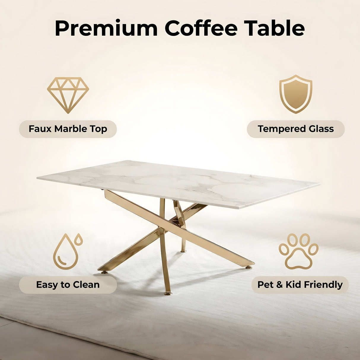 Faux Marble Tables