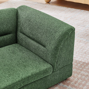 Oversized Pet Sofa, Curved Armrest Rectangular Dog Sofa
