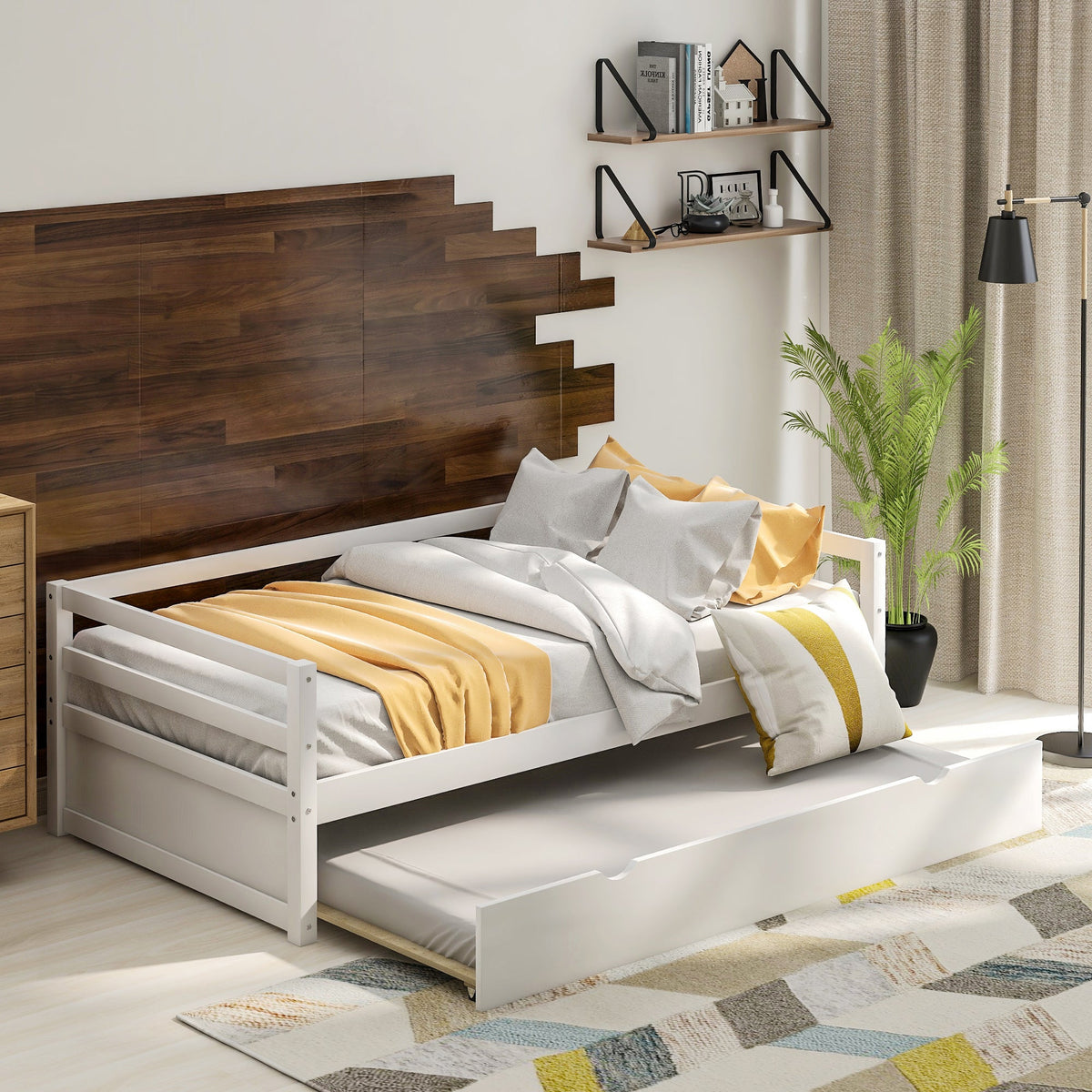 Daybed with Trundle Frame Set, Twin Size