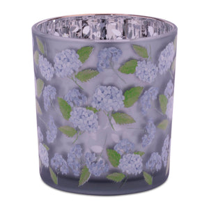Frosted Hydrangea Print Votive Holder (Set of 3)