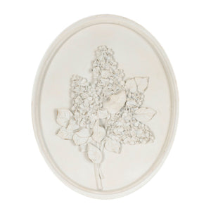 Sculpted Flower Plaque (Set of 3)