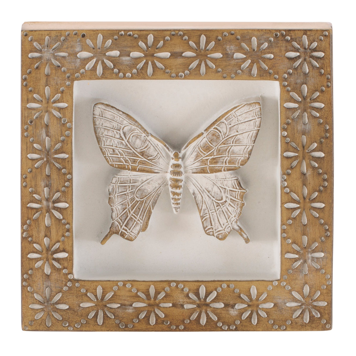 Sculpted Butterfly and Dragonfly Wall Plaque (Set of 2)