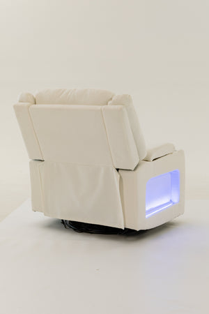 Extra Wide Power Recliner Chair with Heat Massage