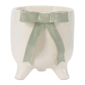 Decorative Bow Scultped Container (Set of 4)