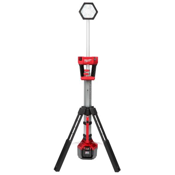 Open Box - Milwaukee 2131-20 M18 18-Volt Cordless Rocket Dual Power Tower Light (Tool-Only)